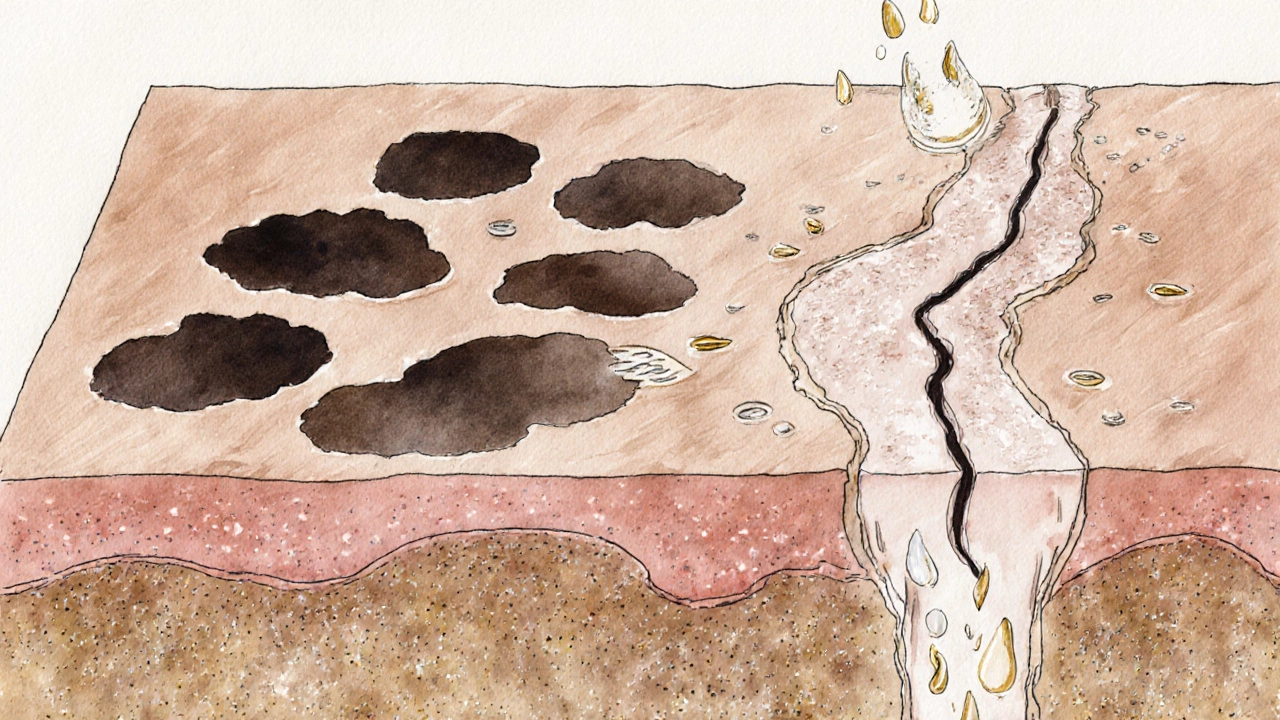 Кожа как пейзаж: ультразвуковые волны очищают забитые каналы для активных компонентов.