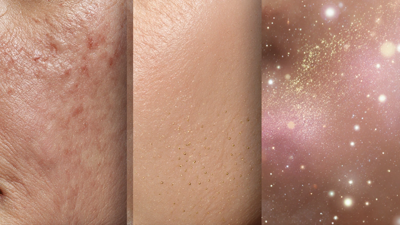 Три типа текстуры кожи: глубокая абляция, фракционное воздействие и мягкое омоложение