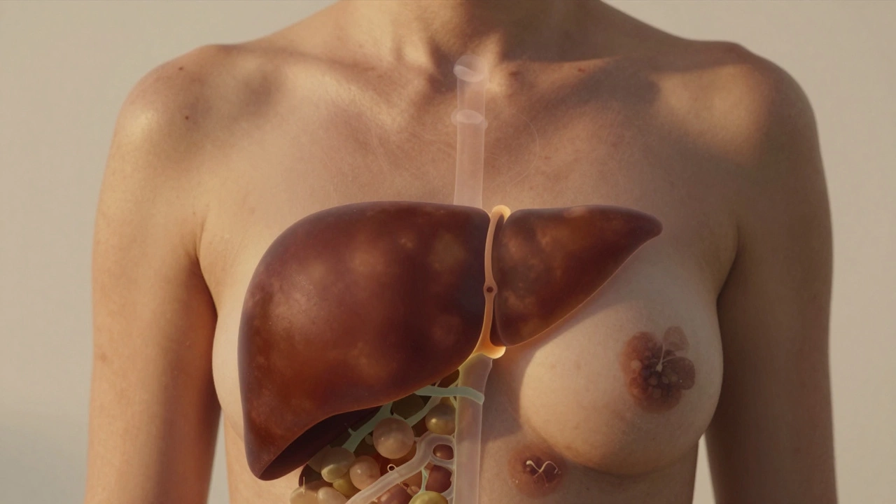 Как работа печени влияет на появление пигментных пятен на коже